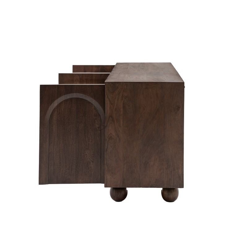 Large Sideboard With Ball Feet - Arc - Caspian House 