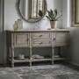 Large Pine Sideboard with Marble Top - Vancouver - Caspian Hosue 