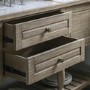 Large Pine Sideboard with Marble Top - Vancouver - Caspian House