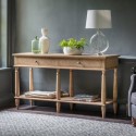 FOL105781 Wooden Farmhosue Console Table with 2 Drawers Maverick- Caspian House
