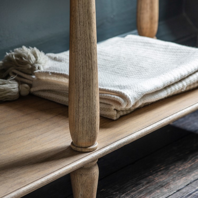 Wooden Farmhosue Console Table with 2 Drawers Maverick- Caspian House