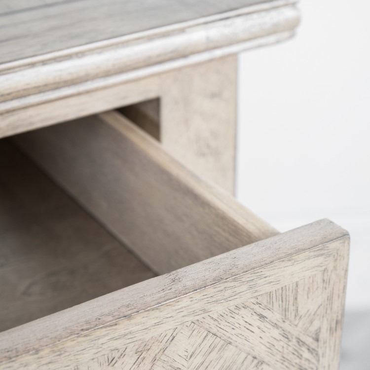 Wooden Farmhosue Console Table with 2 Drawers Maverick- Caspian House