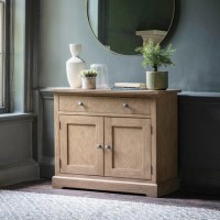 Wooden Farmhouse Sideboard with 2 Doors 1 Drawer Maverick- Caspian House