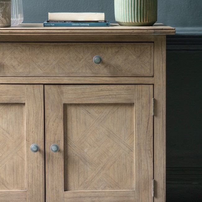 Wooden Farmhouse Sideboard with 2 Doors 1 Drawer Maverick- Caspian House