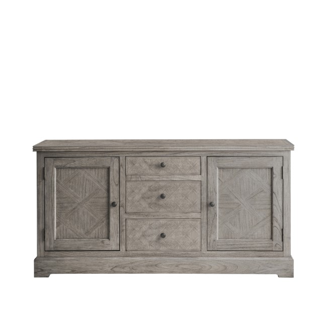 Wooden Farmhosue Sideboard with 2 Doors 3 Drawers Maverick- Caspian House