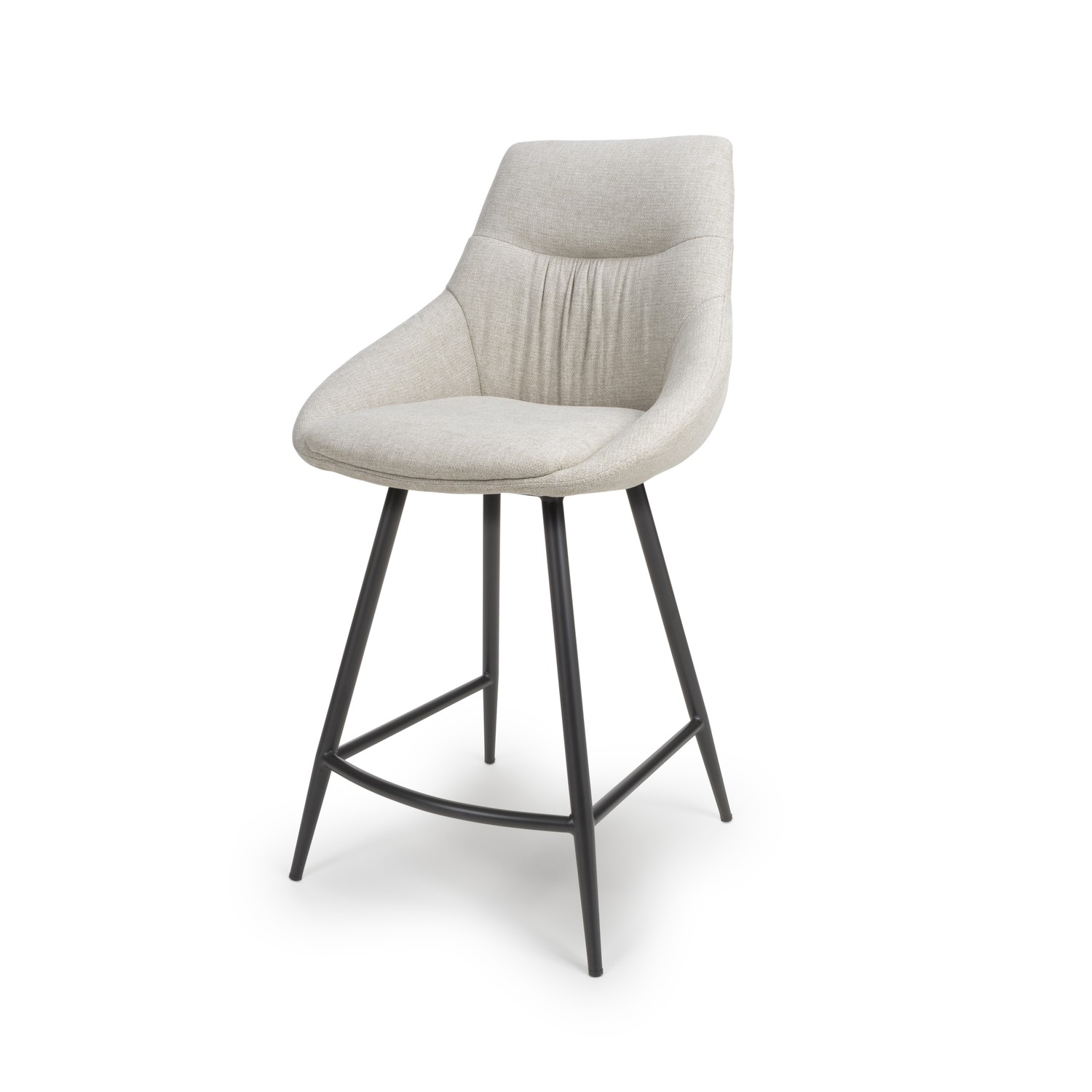 Set of 2 Ivory Counter stools- Abigail - Furniture123
