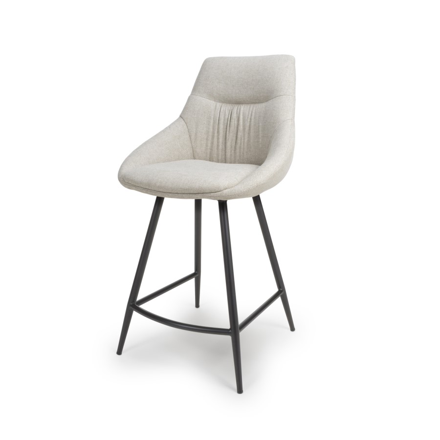 Set of 2 Ivory Counter stools- Abigail