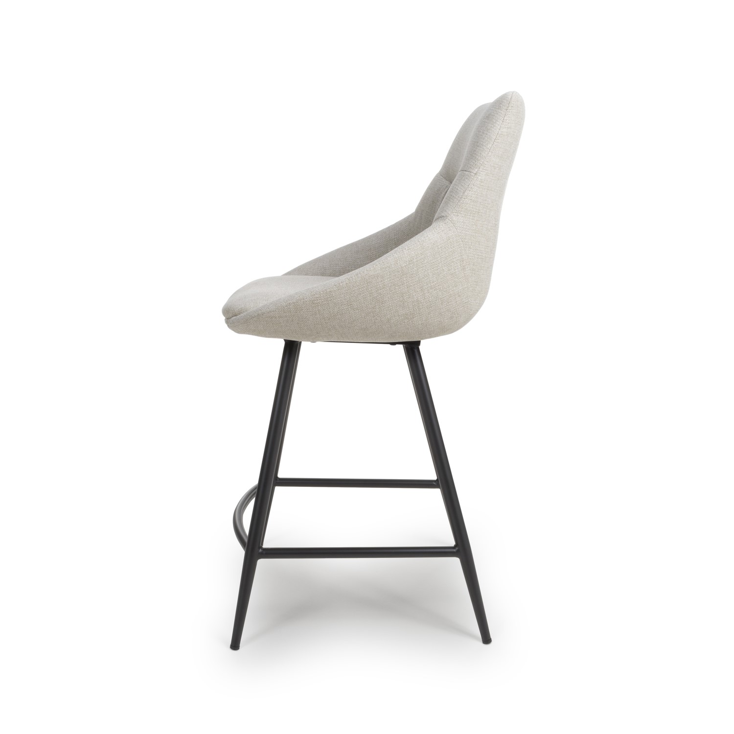Set of 2 Ivory Counter stools- Abigail - Furniture123