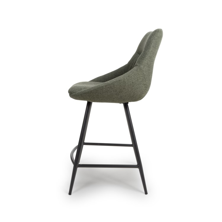 Set of 2 Green Counter stools- Abigail