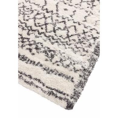 Cream & Grey Runner Rug 080x240cm -Alto