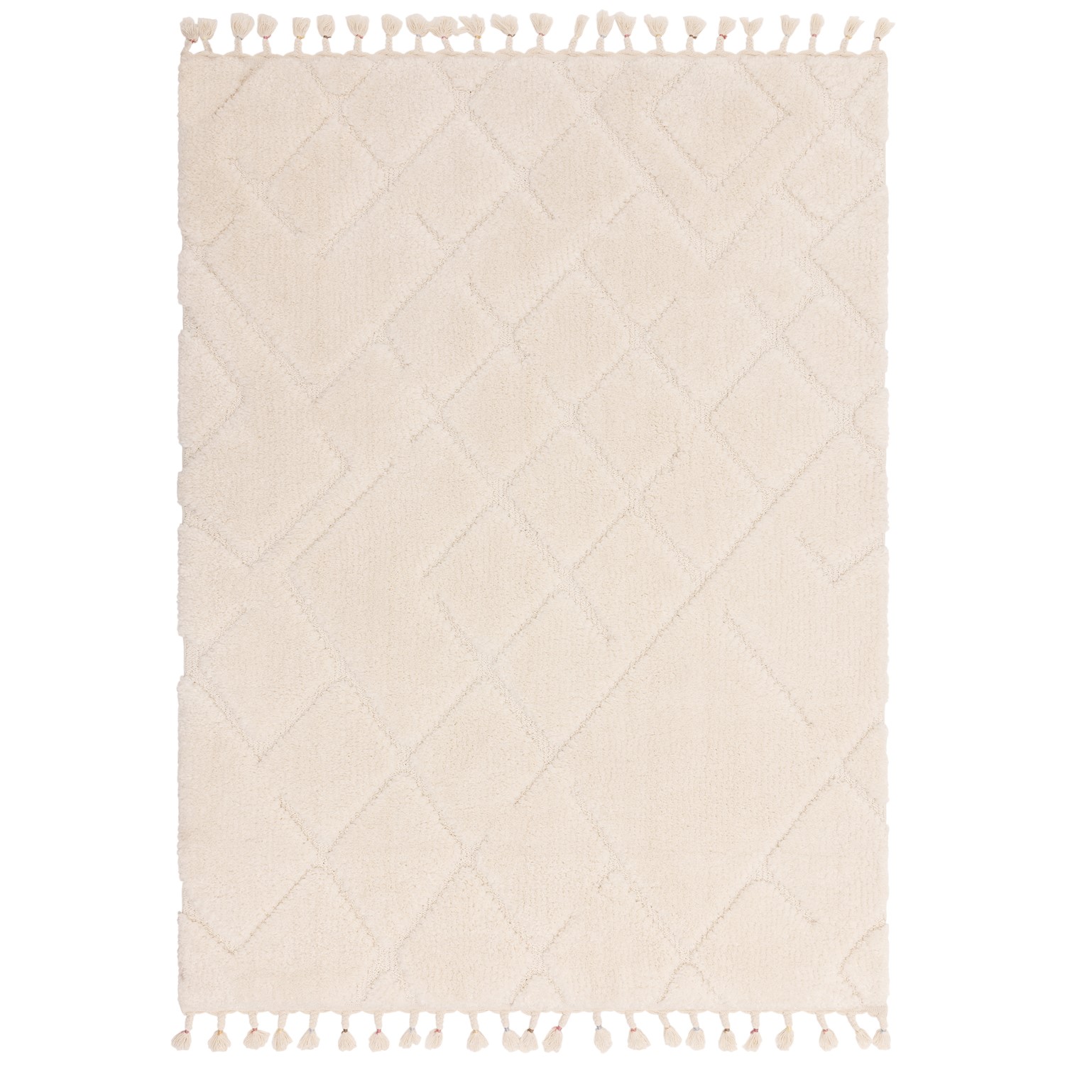 Woven Rug Fringed Edging 170 x 120 cm Ariana