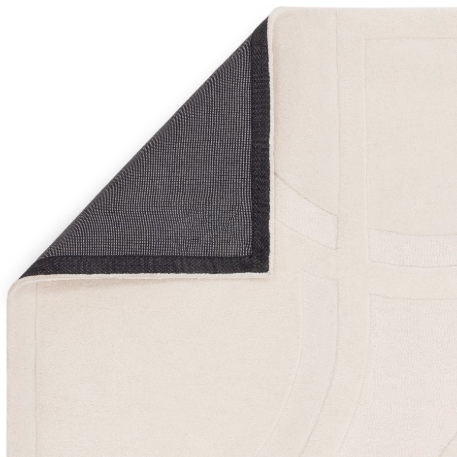 170cm Rug Hand Carved Cream Rug - 170 x 120 cm - Movement - Olsen - Furniture123
