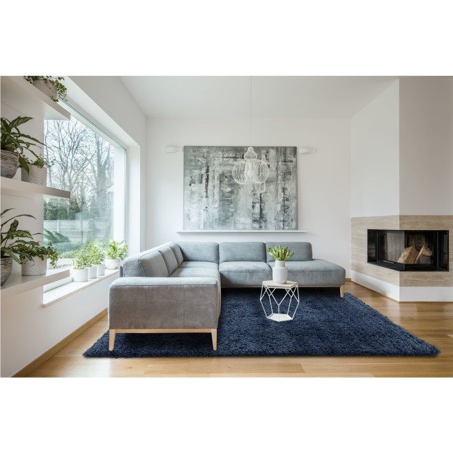 Shaggy Blue Rug - 150 x 80 cm - Ritchie