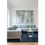 Shaggy Blue Rug - 170 x 120 cm - Ritchie