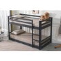 Grey Wooden Low Bunk Bed - Spark - Flair