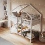 House Bunk Bed in White - Nest - Flair