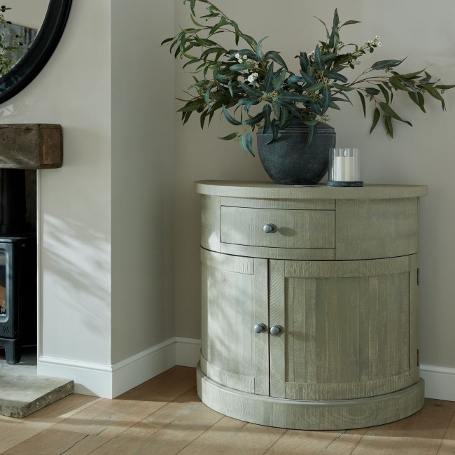 Half Moon 2 Door Sideboard With Drawer -Saltaire