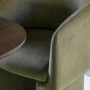 Green Velvet Dining Chair - Nell- Caspian House