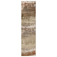 Abstract Beige Runner Rug - 240 x 66 cm - Dune - Aurora