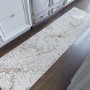 Beige Runner Rug with Marble Effect - 240 x 66 cm - Strata - Aurora