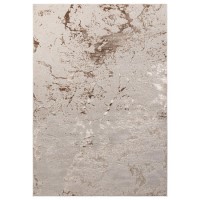 Beige Rug with Marble Effect - 170 x 120 cm - Strata - Aurora