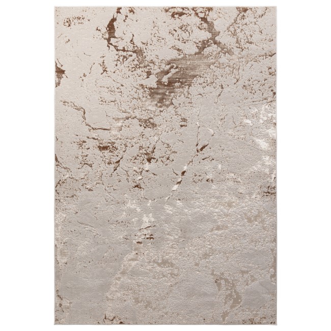 Beige Rug with Marble Effect - 170 x 120 cm - Strata - Aurora