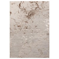 Large Beige Rug with Marble Effect - 290 x 200 cm - Strata - Aurora