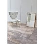 Abstract Silver Rug with Marble Effect - 170 x 120 cm - Cliff - Aurora