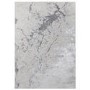 Large Silver Rug with Marble Effect - 340 x 240 cm - Aurora