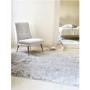 Large Silver Rug with Marble Effect - 340 x 240 cm - Aurora