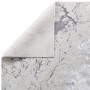 Large Silver Rug with Marble Effect - 340 x 240 cm - Aurora