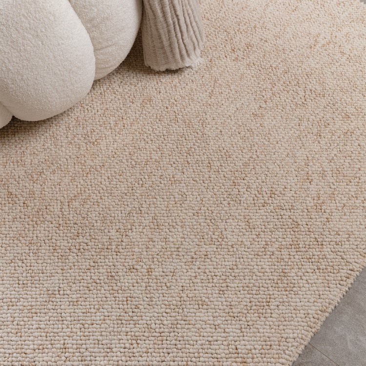 Bobble Beige Rug - 170 x 120 cm - Boden