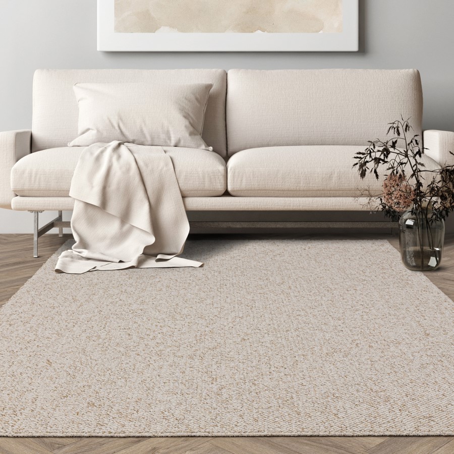 160x230 Cm Rug Example Bobble Beige Rug - 230 x 160 cm - Boden - Furniture123