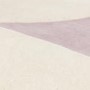 Abstract Pink Rug with Pebble Design - 170 x 120 cm - Canvas