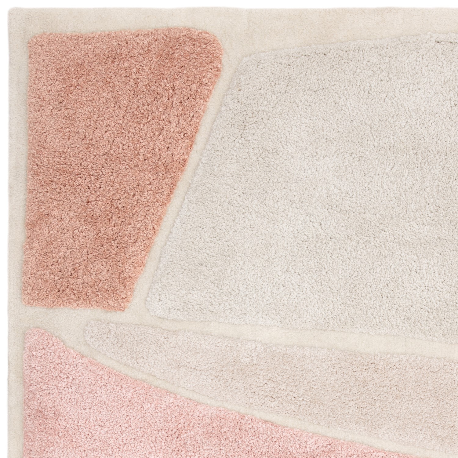 Large Beige Rug with Pebble Design - 290 x 200 cm - Clay - Horizon ...