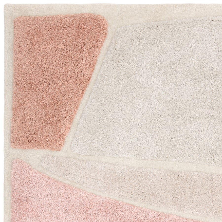 Large Beige Rug with Pebble Design - 290 x 200 cm - Clay - Horizon ...