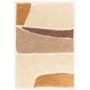 Brown Rug with Collage Design - 170 x 120 cm - Hessian - Horizon