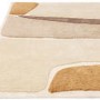 Brown Rug with Collage Design - 170 x 120 cm - Hessian - Horizon