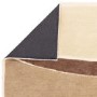 Brown Rug with Collage Design - 170 x 120 cm - Hessian - Horizon