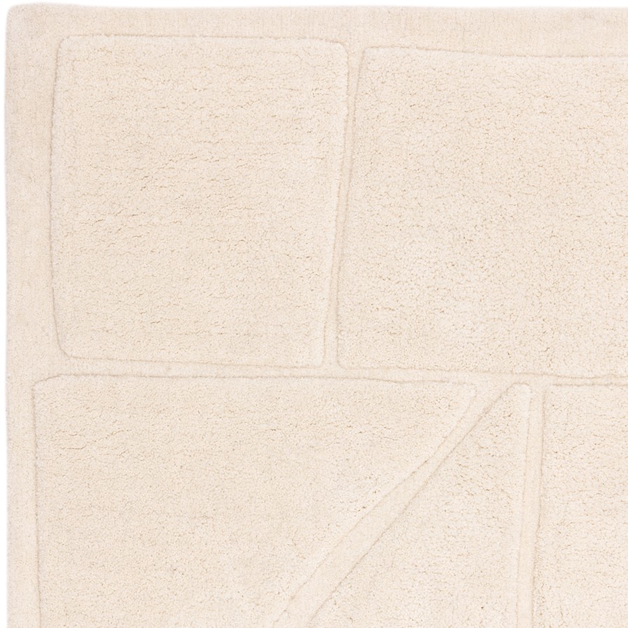 Cream Rug with Collage Design - 170 x 120 cm - Horizon