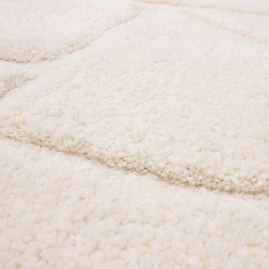 Cream Rug with Collage Design - 170 x 120 cm - Horizon