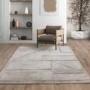 Large Beige Rug with Collage Design - 290 x 200 cm - Horizon