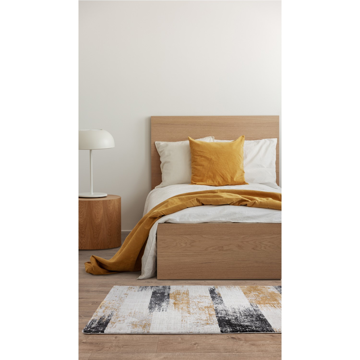 Abstract Gold Rug - 170 x 120 cm - Kuza - Furniture123