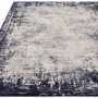 Distressed Navy Rug - 230 x 160 cm - Border - Kuza