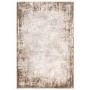 Large Distressed Beige Rug - 290 x 200 cm - Border - Kuza