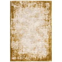 Distressed Gold Rug - 230 x 160 cm - Border - Kuza Distressed Gold Rug - 230 x 160 cm - Border - Kuza