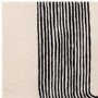 Large Retro Geometric Black & Cream Rug with Abstract Lines - 300 x 200 cm - Arches - Matrix