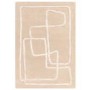 Beige Rug with Abstract Lines - 230 x 160 cm - Infinity - Matrix