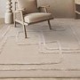 Beige Rug with Abstract Lines - 230 x 160 cm - Infinity - Matrix