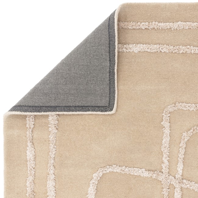 Large Beige Rug with Abstract Lines - 300 x 200 cm - Infinity - Matrix